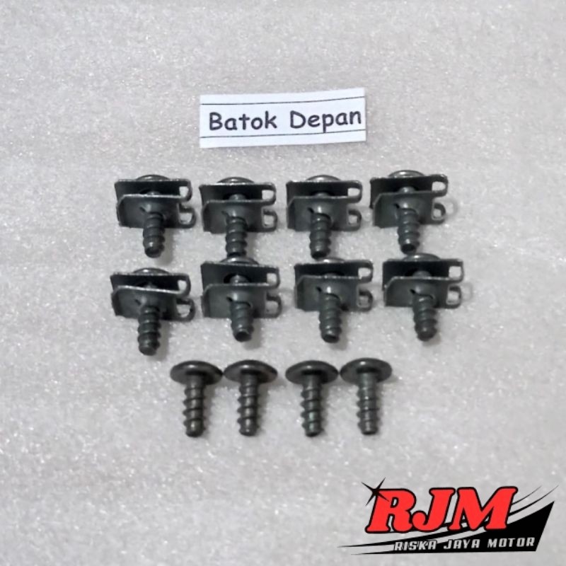 Baut Full Set Cover Bodi Body Batok Depan Yamaha Mio Soul GT 115