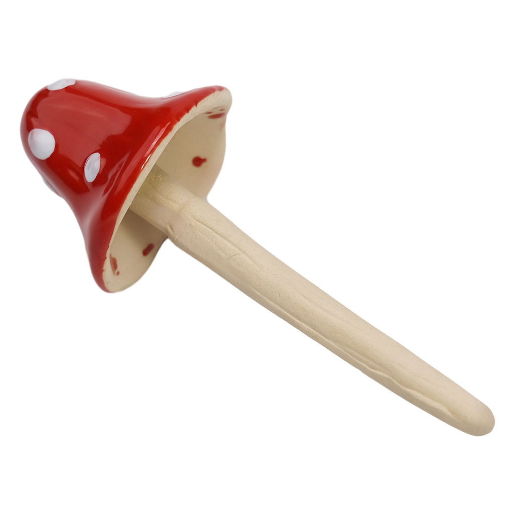 

Computer Monitor Clay Porcelain Toadstools Christmas Garden Ornaments 6cm Wide Ceramic Mushrooms Light Fastness Package Contents