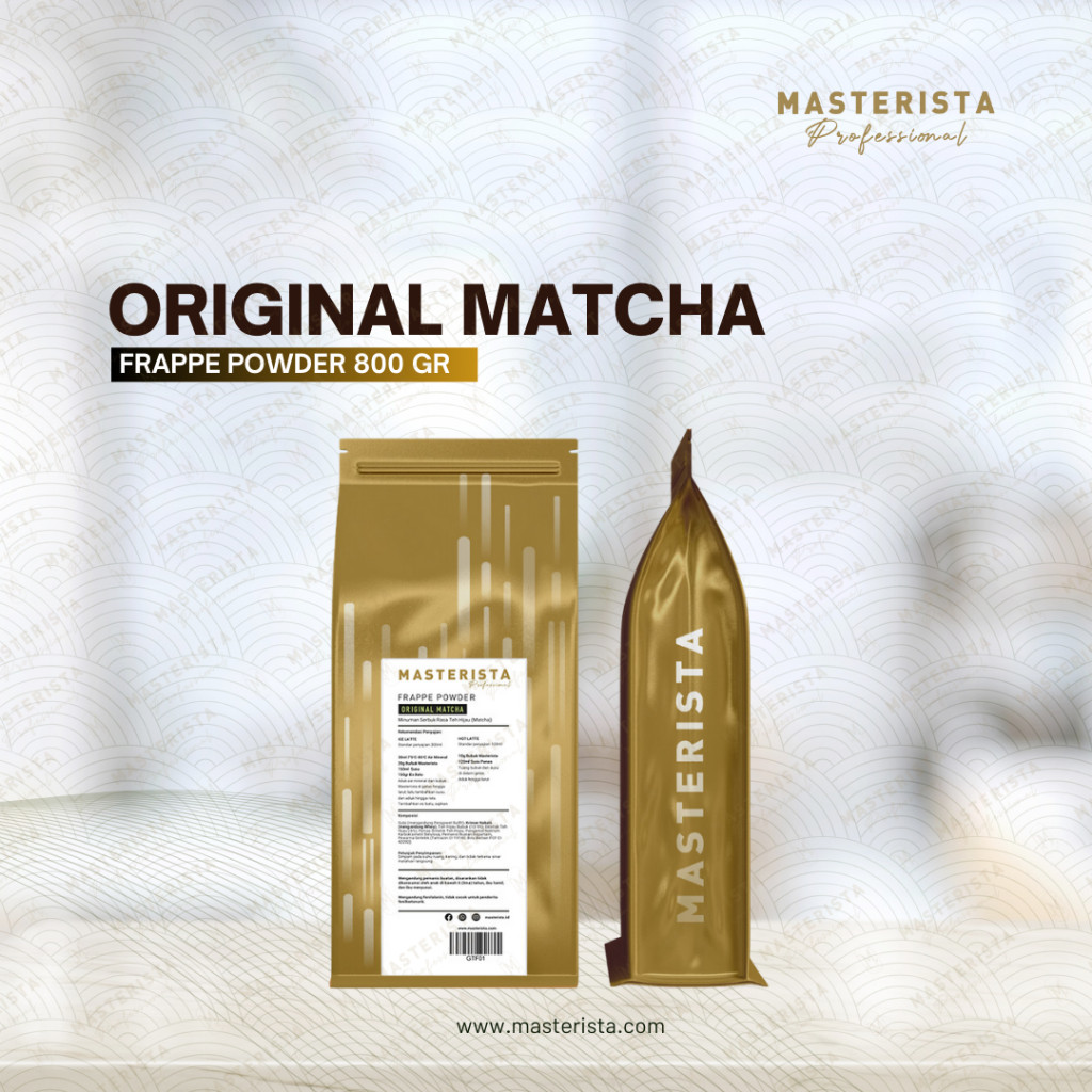 

New Bubuk Minuman Masterista Original Matcha 800gr / Bubuk Minuman Rasa Matcha