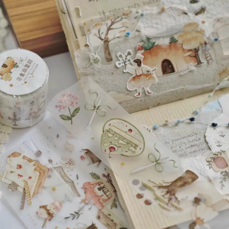 

Sweet Fairy Story Matte PET Washi Tape Craft Supplies DIY Scrapbooking Card Making Decor Plan Sticker