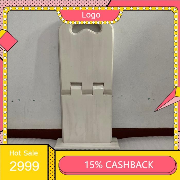 Sutrah Pembatas Sholat Rekal Kayu Mahoni WA6