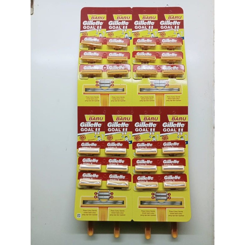 Gillette Goal 2 || Cukur Jenggot 6 PCS