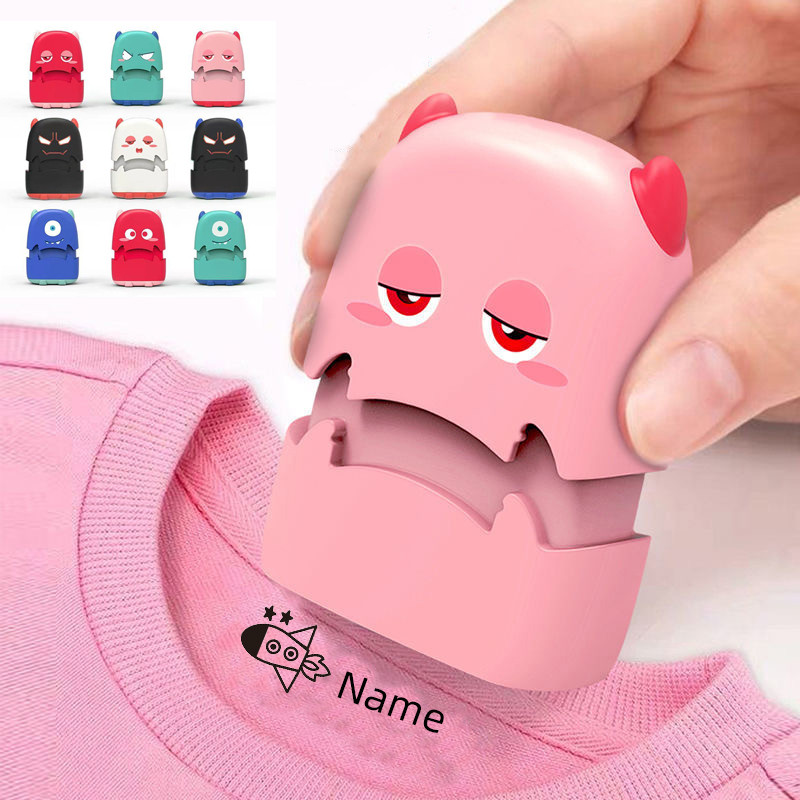 

Custom-Made Baby Name Stamp DIY For Children Name Seal Student Clothes Chapter Not Easy To Fade Security Name Stamp Sticker