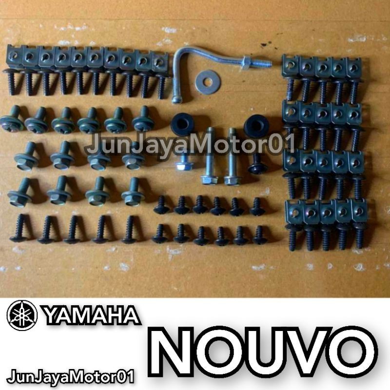 Baut Lengkap Full Set Body Yamaha Nouvo Lele / Baut Lengkap Fullset Bodi Yamaha Nouvo Lele - AB