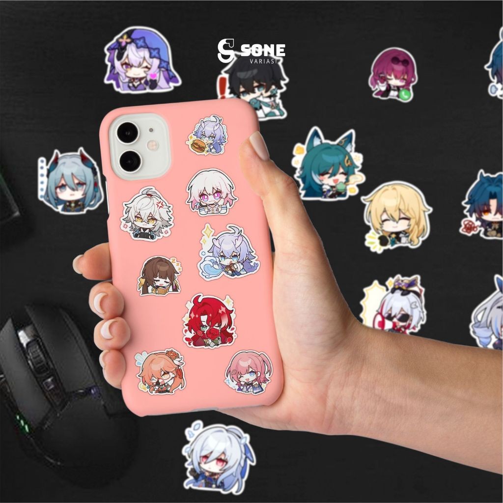 

Sticker Honkai Star Rail 2 Aesthetic Paper Vinyl Anti Air Aksesoris Laptop Buku Tumbler