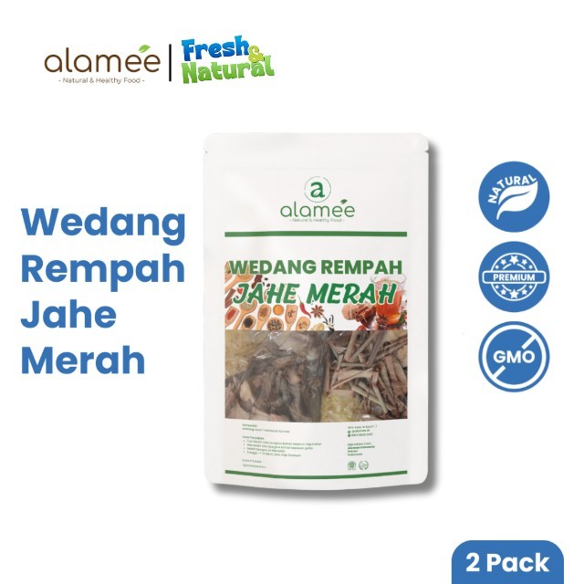 

ALAMEE Wedang Rempah Jahe Merah Komplit Tradisional Asli Rempah Minuman Herbal Alami Langsung Seduh fresh and natural fresh and natural