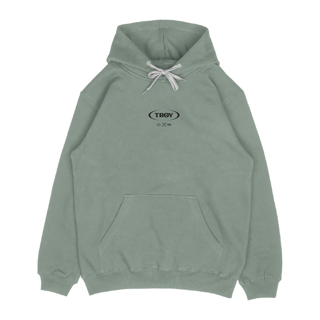 Troy Company Hoodie Green Mint Malachim - Hoodie Pria Hijau Mint KH 2246