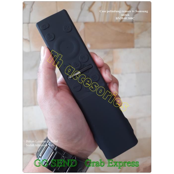 Case silicone pelindung Remote tv Samsung DU7000 / CU7000  BN59-01388C - Hitam     Terlaris
