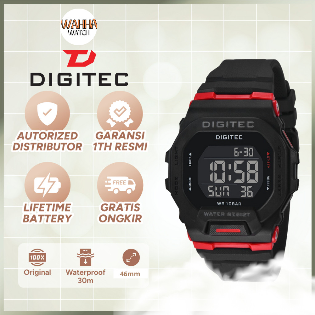 DIGITEC DG-5169T / DG-5169T / DG-5169T  Watch Jam Tangan ORIGINAL