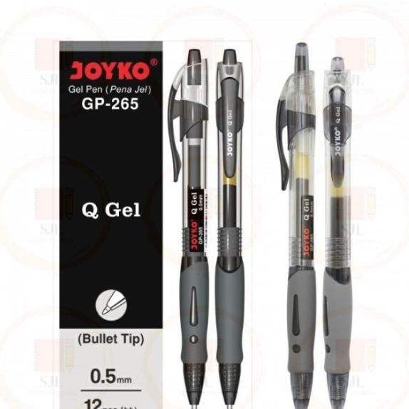 

Promo Pulpen / Bolpen Gel Pen (Pena Jel) Joyko GP-265 Q Gel - Hitam Terlaris
