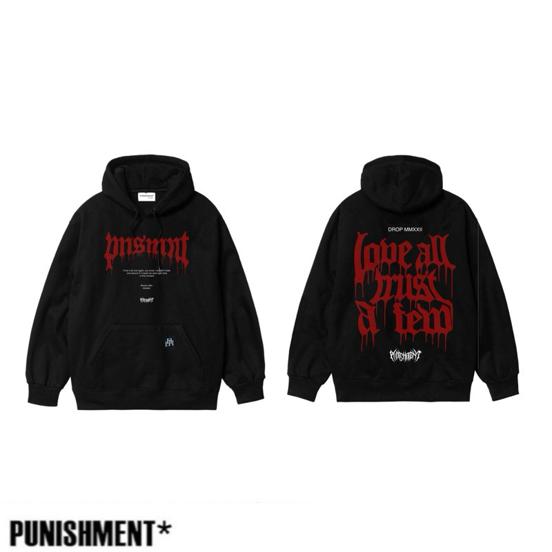 PUNISHMENT - Jaket Sweater Hoodie Punishmennt Pria Wanita New Reed