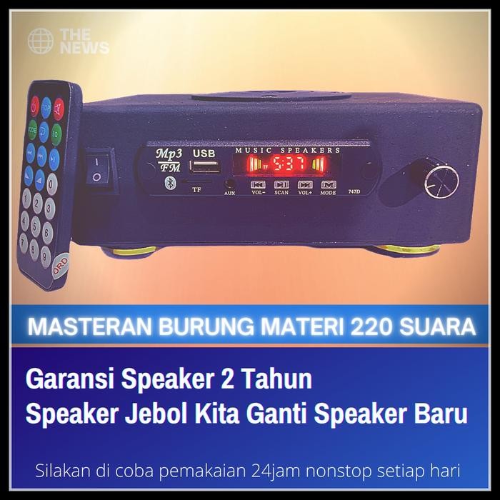 MASTERAN BURUNG MP3 SONIC MASTER - ISIAN 220 SUARA