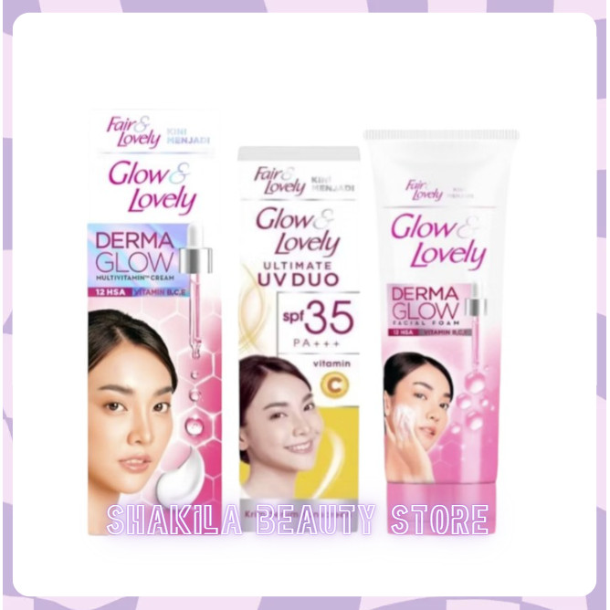 Glow and Lovely Cream Multi Vitamin Cream Wajah Fair & Lovely & Vit C