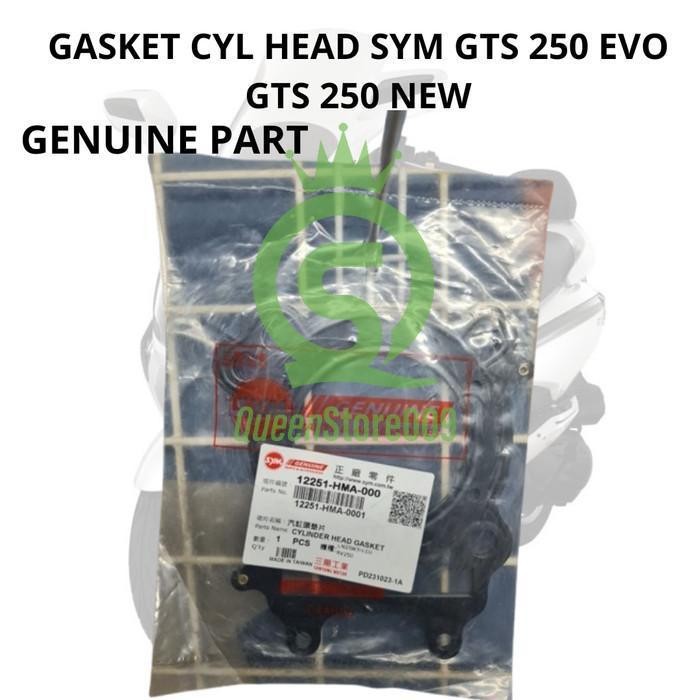 Gasket Cylinder Head Original Sym Gts Evo 250 Sym Gts 250 Evo Sym 250 Gts evo Genuine Part