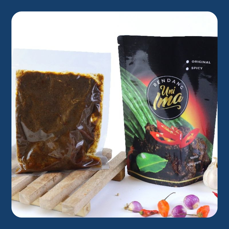 

Rendang Uni Ima kemasan saset isi 5 bungkus