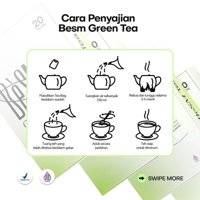 

Mumpung Murah BSC | BeSM Teh Hijau (Isi 20 Pack) - Teh