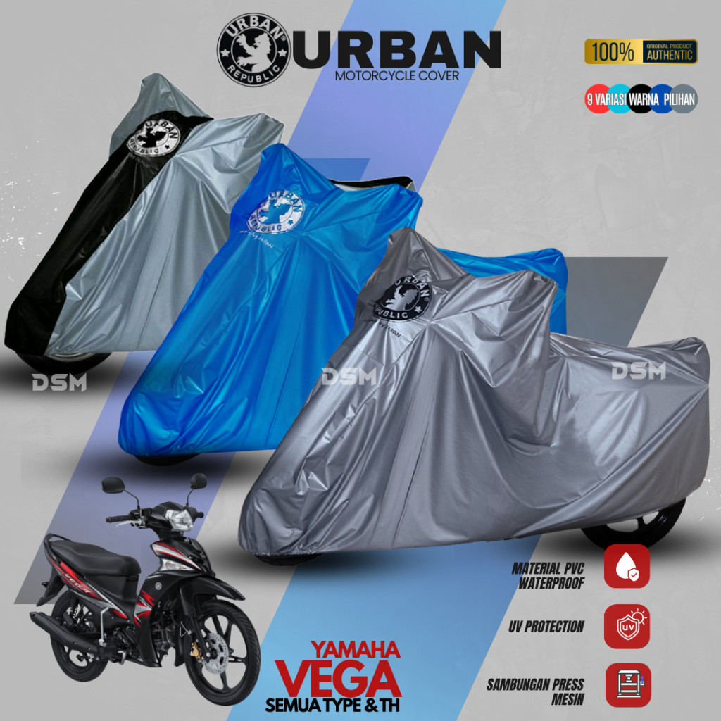 [PREMIUM ORIGINAL] Urban Cover Motor Yamaha Vega 100% Waterproof / Aksesoris Motor Yamaha Vega
