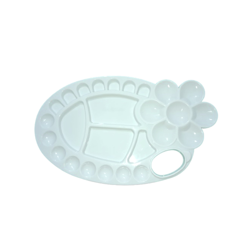 

DE GOYA PALLETE FLOWER WHITE PALET BUNGA 23.5CM