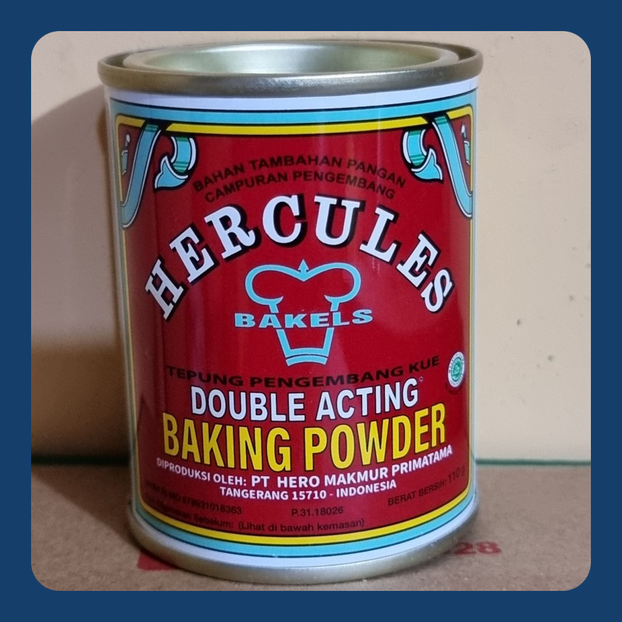 

HERCULES Baking Powder Double Acting 110 gr Bakels Premium