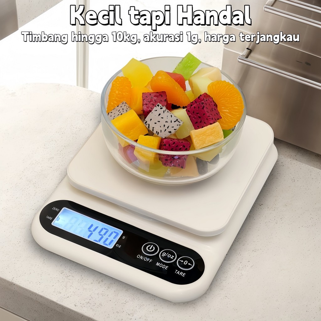 【COD】Timbangan Digital Timbangan Dapur Timbangan Kue Digital Timbangan Dapur Digital 3KG DAN 10KG  T