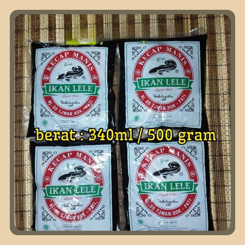 

Kecap Lele Khas Pati Jateng 340 Ml (1/2 Kg) Rasa Manis