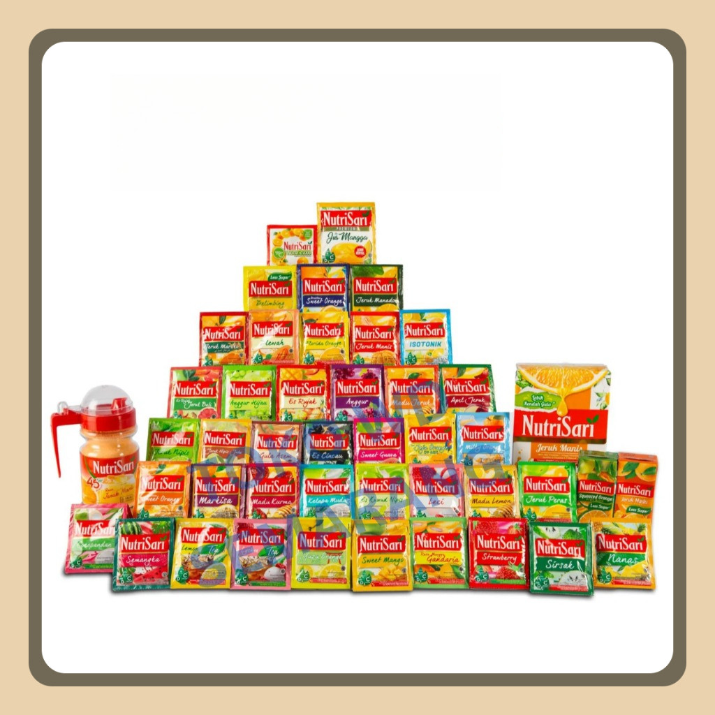 

NutriSari Renceng Aneka Rasa isi 10 Sachet