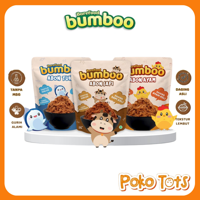 

Abon MPASI No MSG Makanan Bayi Organik Tinggi Protein Tanpa MSG Barefood Bumboo