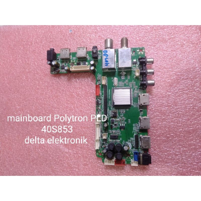 SPAREPART MAINBOARD TV LED POLYTRON PLD 40S853