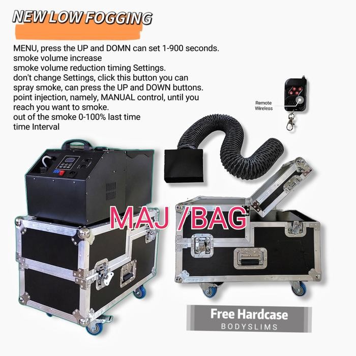 Mesin Asap low Fogging seperti mesin Dry ice