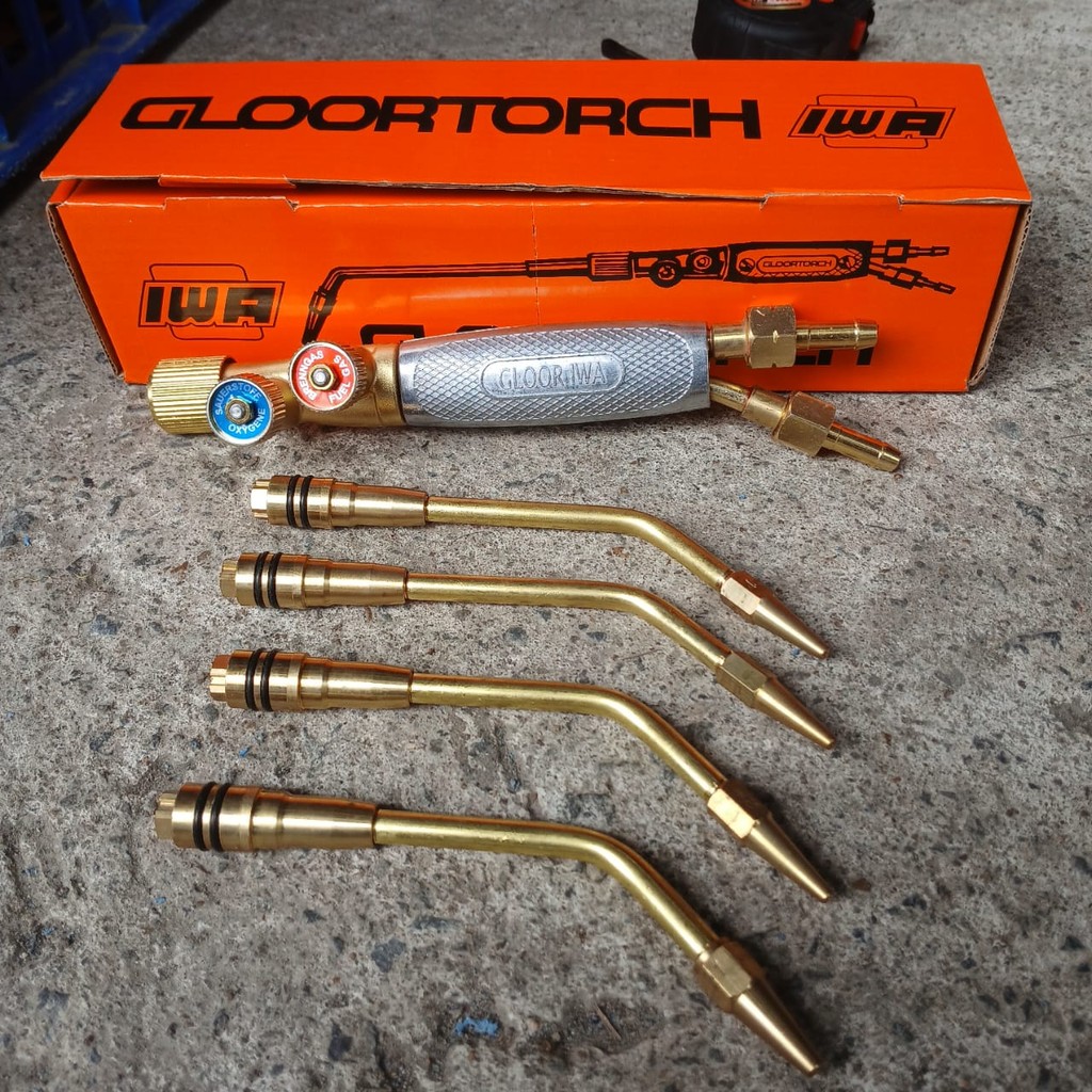 ORIGINAL IWA Blander Las Gloor Toch Double Seal Las Gloortorch 4Pcs Mata Type Gloor Welding Torch Un