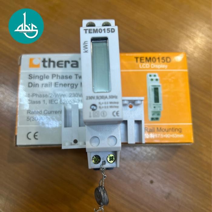 Kwh meter THERA Digital TEM015D 1Phase range 5(30)A