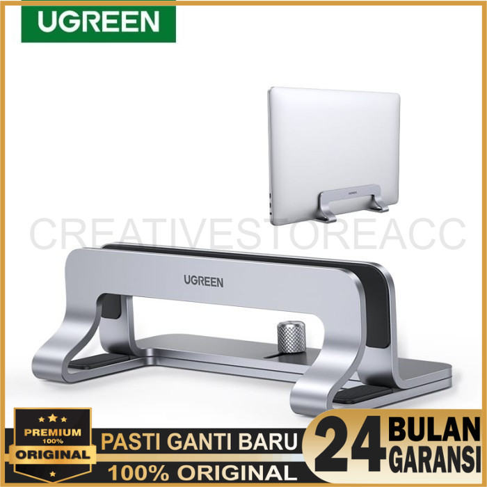 Ugreen Vertical Laptop Stand Alumunium Alloy - Stand Ugreen 20471 / 60643 Holder Laptop Macbook