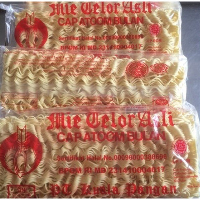

Mie telur cap atoom bulan
