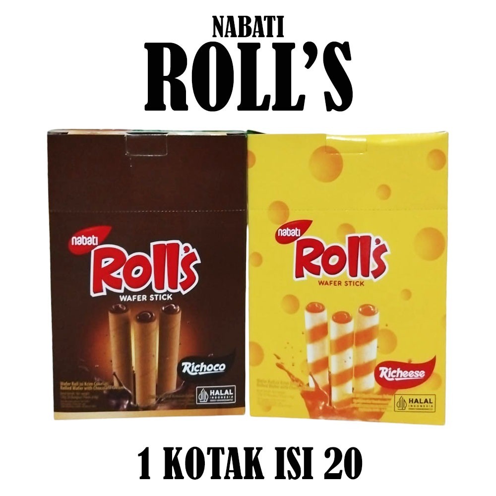 

NABATI ROLLS KOTAK ISI 20