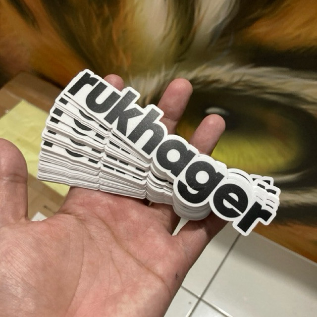 

Cetak Stiker Die Cut Murah - Waterproof, Free Laminating