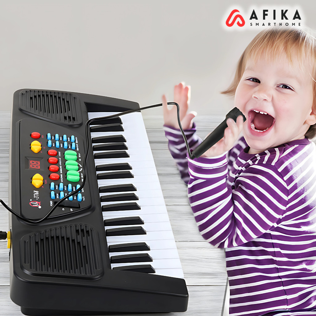 Piano Digital Elektrik Mainan Anak 37 Key with