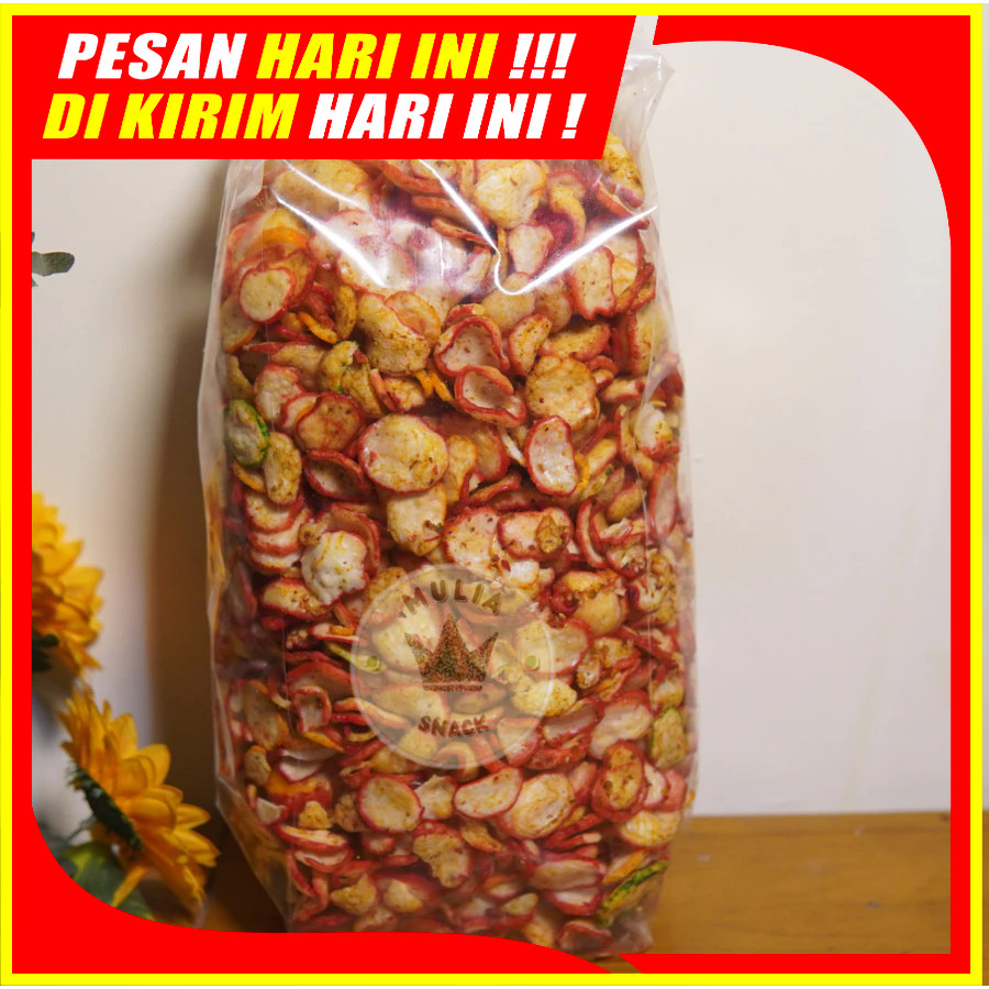 

(ER-03) Grosir Seblak kencur 250gr Keripik Krupuk Seblak Kencur Cikur Sebring Snack Pedas