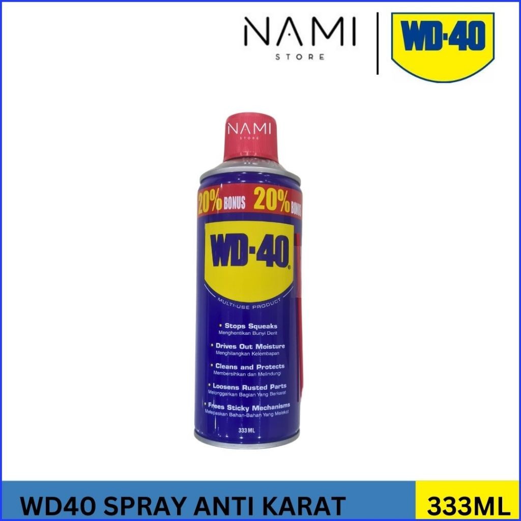 *WD-40 / WD 40 / WD40 (333 ML)* Lubricant Spray Anti Karat - Original