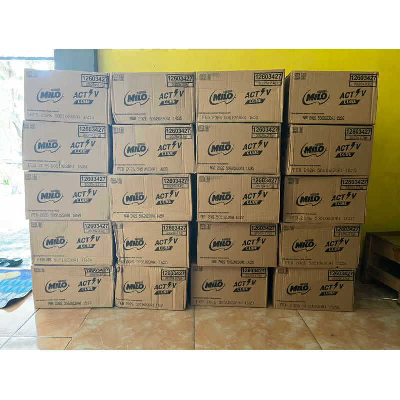 

Milo Energi Actv Cube 1Karton Isi 20pack (1Pack Isi 25Pcs)