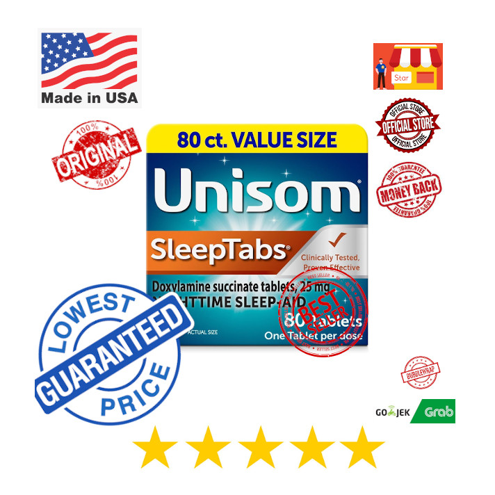 Unisom USA SleepTabs | SleepGels |Nighttime Sleep-aid | Insomnia | Sleep Aid  Doxylamine Succinate