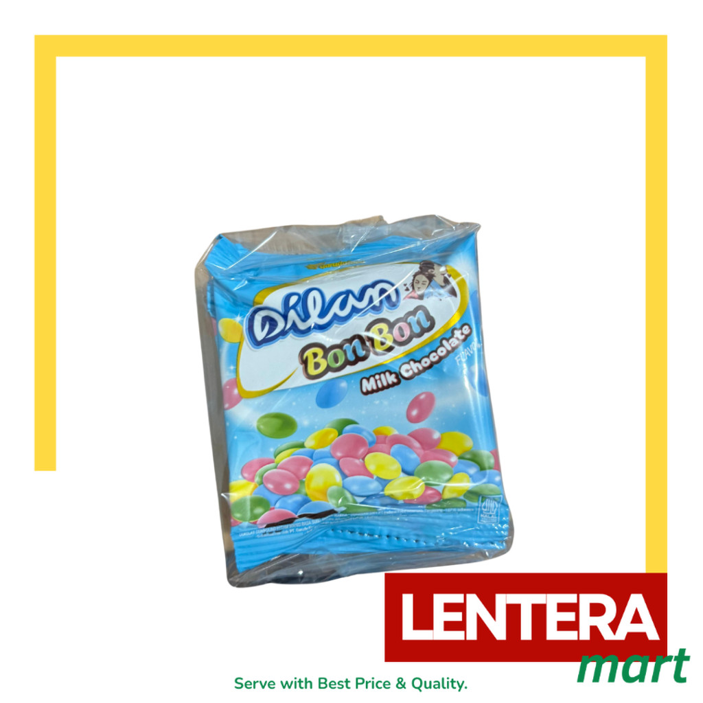 

Dilan Bon Bon Milk Chocolate Flavor Cokelat 1 Pack isi 10 pcs 13gr LenteraMart