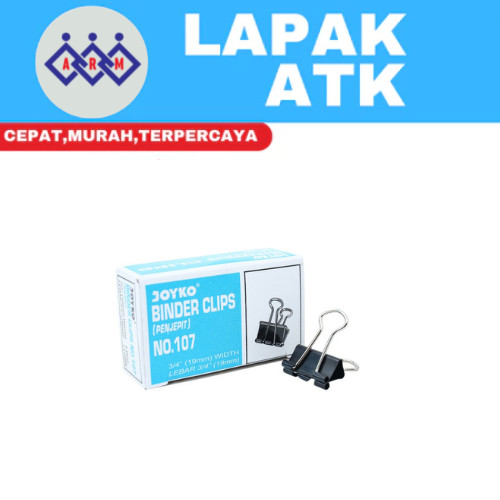 

PAPER CLIP / KLIP KERTAS JOYKO / Amanda / BINDER CLIP 107 JOYKO ++ Best Seller