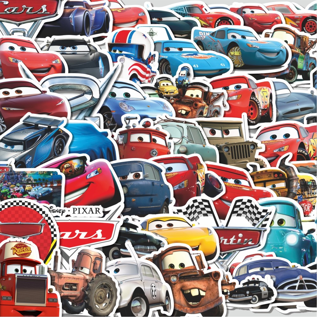 

Stiker Cutting Pack Sticker Cars Toons Sticker Isi 100Pcs Series Aesthetic Lucu Keren Untuk Koper Bahan Vynil