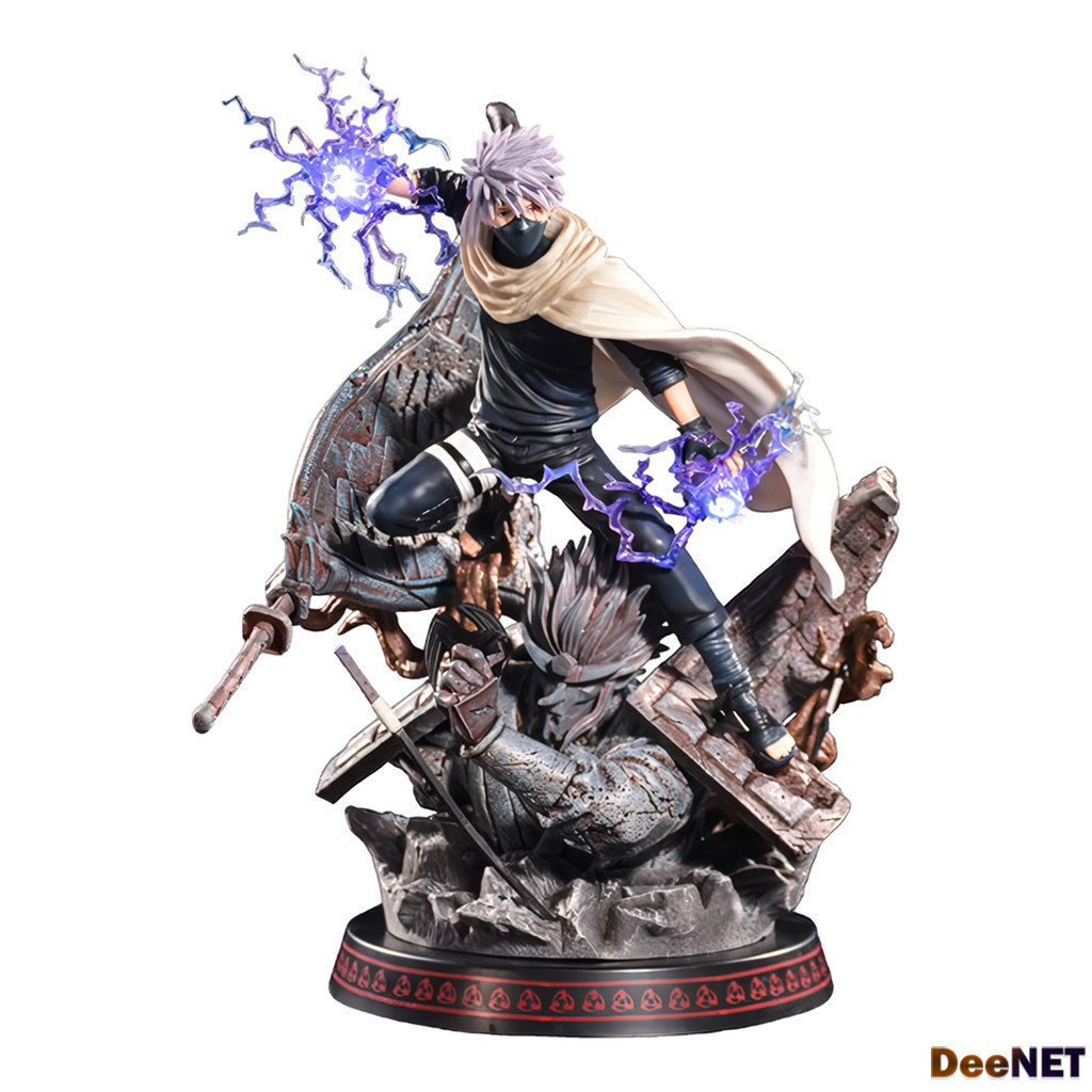 Kakashi Hatake Beheading Sword Luminous Naruto Shippuden 30cm Action Figure PVC D-YLG131