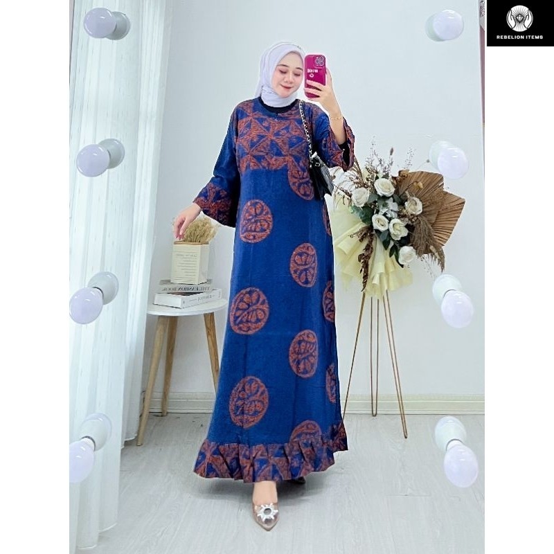 daster maura jumbo daster maura daster batik daster jumbo lengan panjang daster jumbo daster kekinia