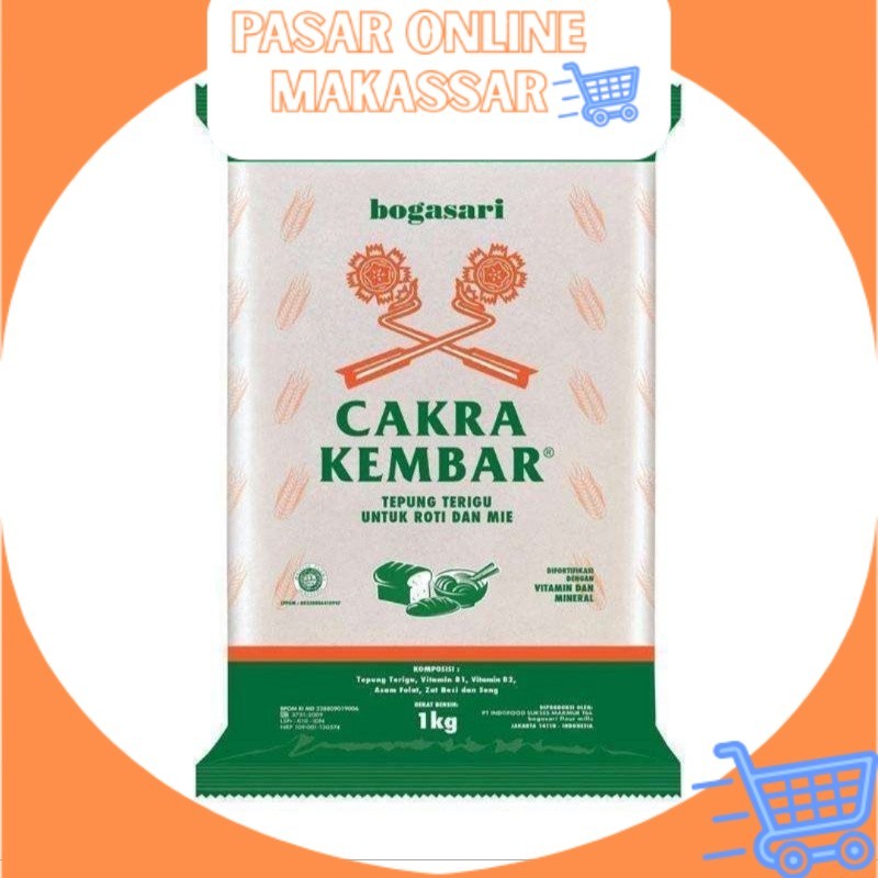 

Cakra Kembar Tepung Terigu Eco Transparan 1KG