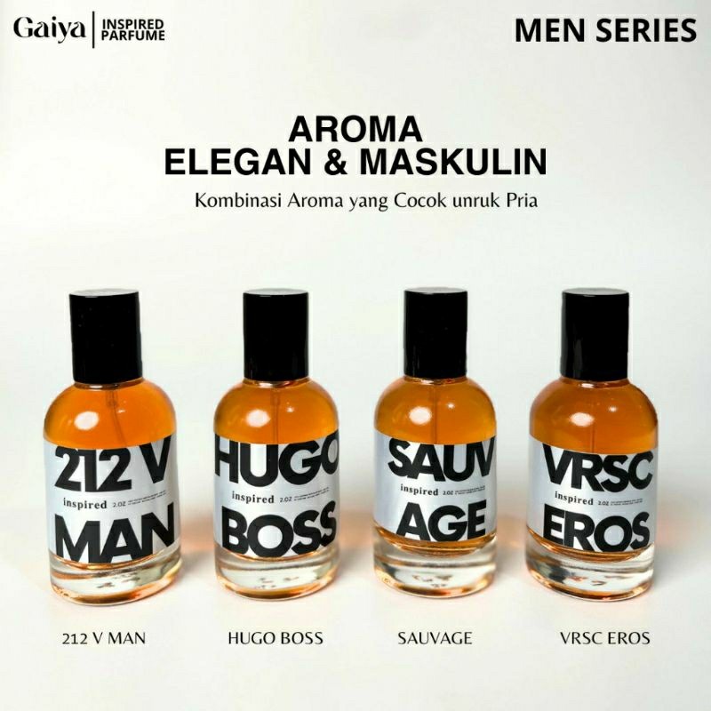PAKET 4 PARFUM GAIYA MEN SERIES 30 ml Eau De Parfume
