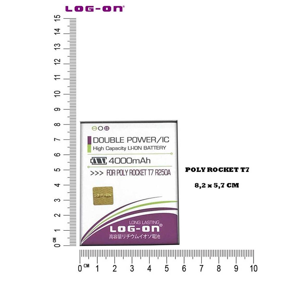 Baterai Log on Polytron Rocket T7