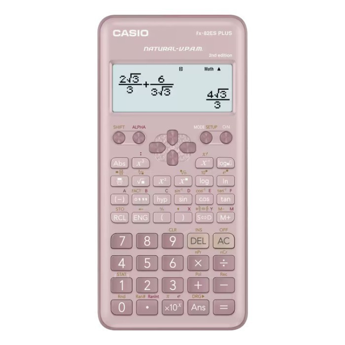 

Kalkulator Ilmiah CASIO FX 82ES PLUS 2nd Ed Scientific Calculator - Pink