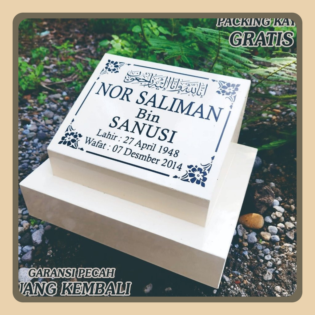 NISAN MAKAM, FULL KERAMIK, UKURAN MINI & BESAR
